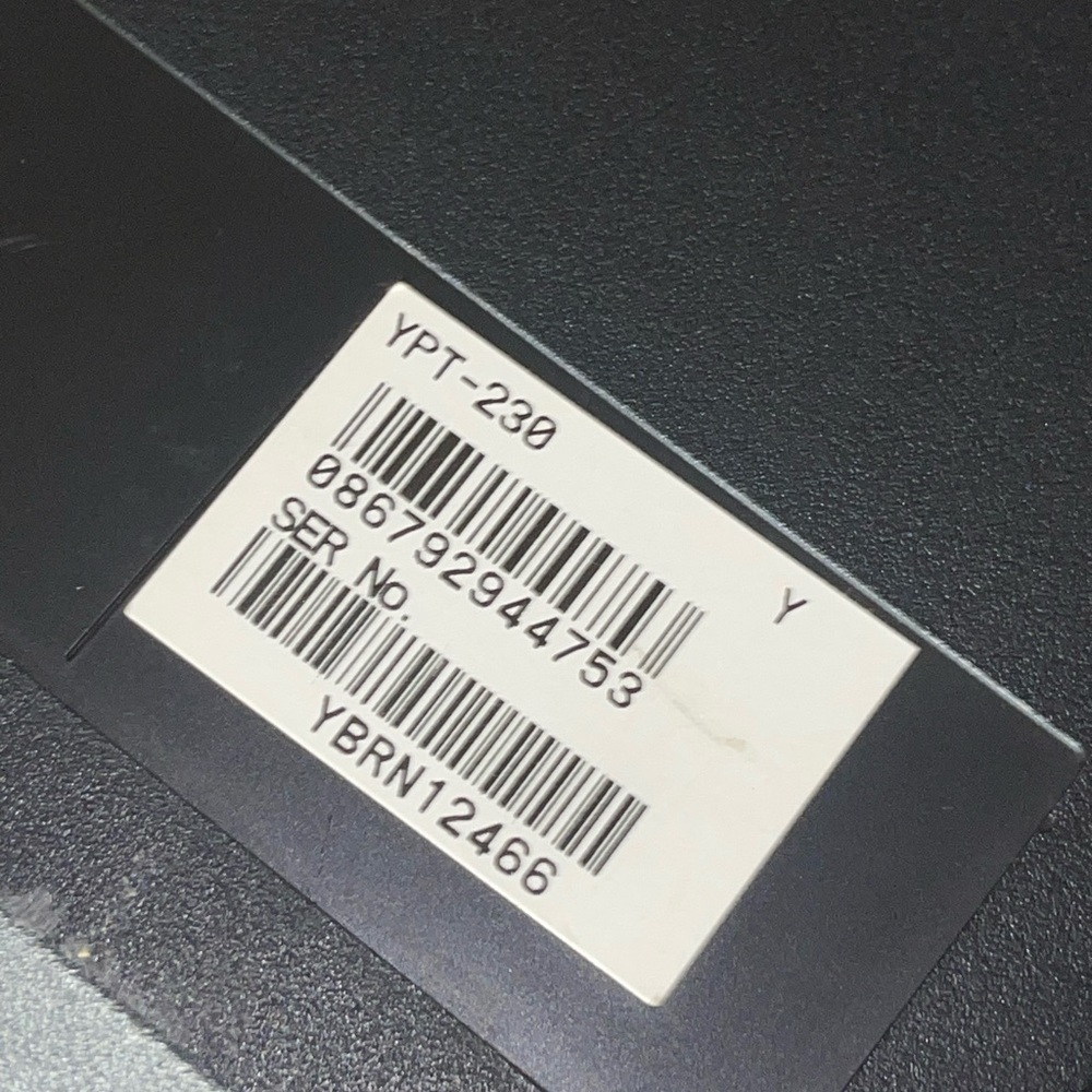Yamaha YPT-230 Keyboard - Picture 6 of 8
